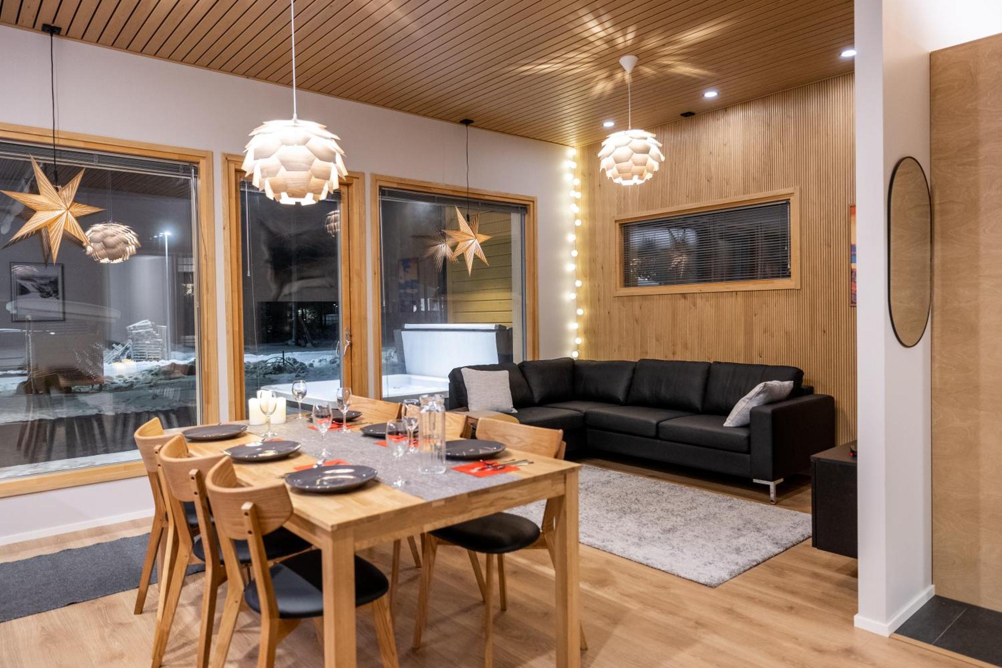 Premium Lapland Villa With Jaguzzi Rovaniemi Luaran gambar